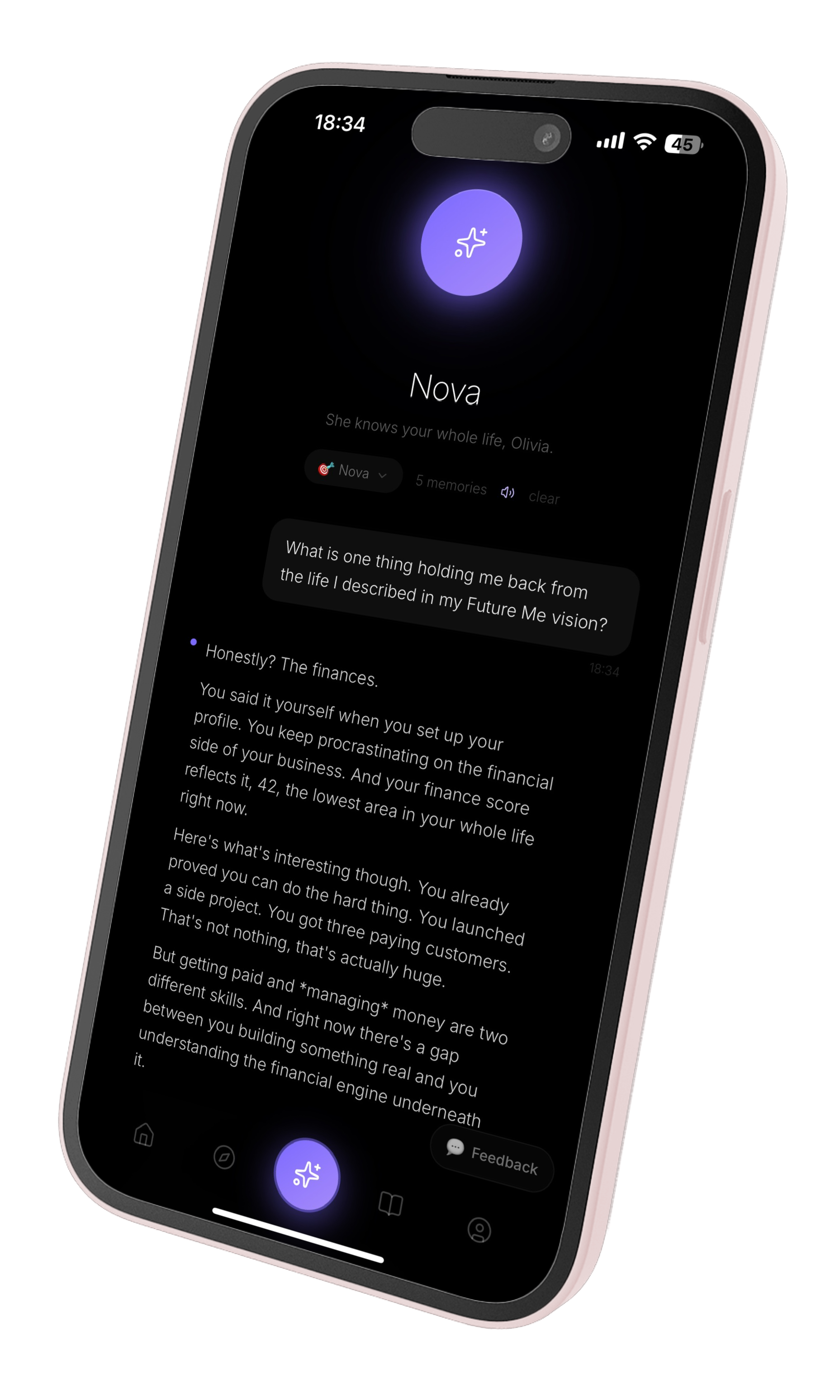 Nova AI conversation